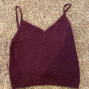 Kendall and Kylie knit tank top